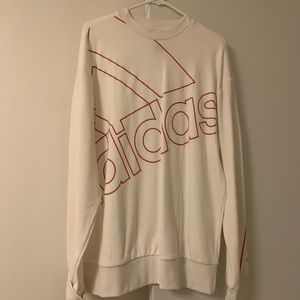 women’s adidas sweater size L - thin material